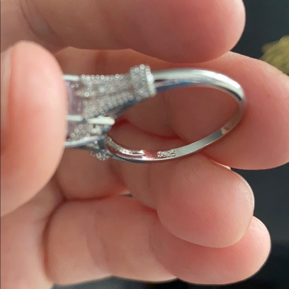 NEW*925 Silver 4ct Diamond Wedding Ring - Picture 6 of 6